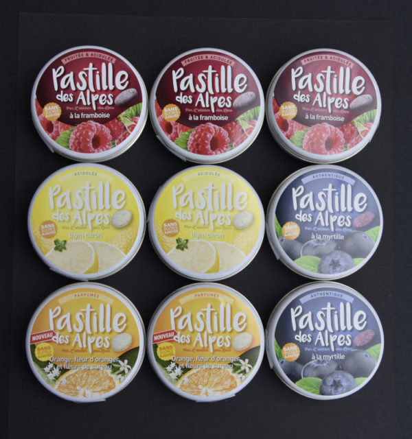 Pack "mix-FRUITS" 9 BOITES - 4 parfums - 8 achetées - 1 offerte