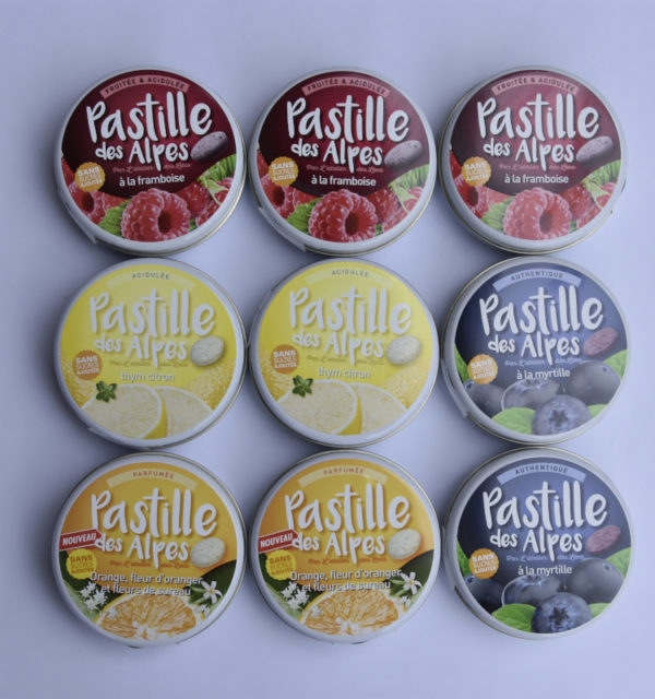 Pack "mix-FRUITS" 9 BOITES - 4 parfums - 8 achetées - 1 offerte