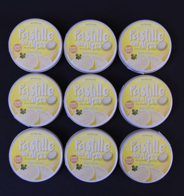 Pack "mono-Thym-Citron" 9 BOITES - 1 parfum - 8 achetées - 1 offerte
