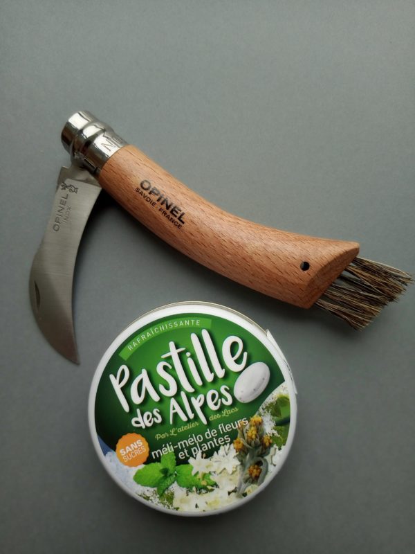 Opinel à Champignons ET 1 boites de Pastilles à choisir
