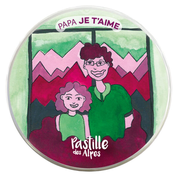 PAPA JE T'AIME - Boite Métal Souvenir - Parfum à choisir