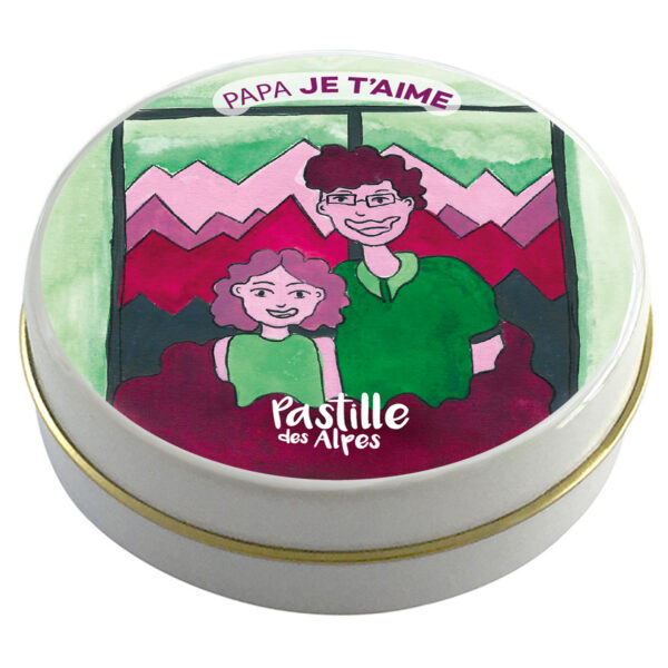 PAPA JE T'AIME - Boite Métal Souvenir - Parfum à choisir
