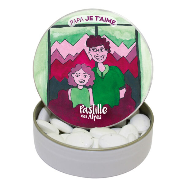 PAPA JE T'AIME - Boite Métal Souvenir - Parfum à choisir