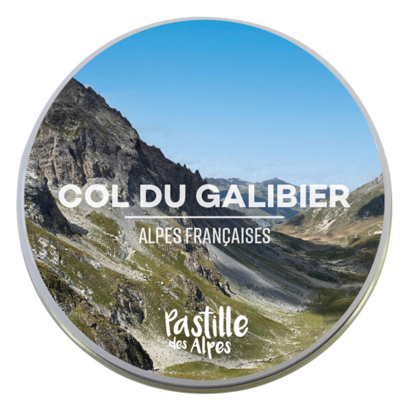 COL DU GALIBIER- Alpes Françaises - Boite Métal Souvenir - Parfum à choisir