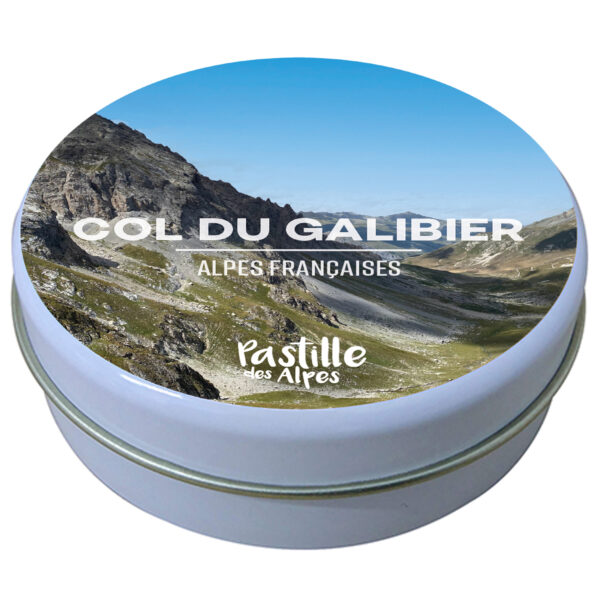 COL DU GALIBIER- Alpes Françaises - Boite Métal Souvenir - Parfum à choisir