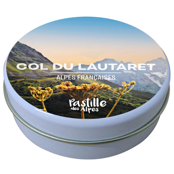COL DU LAUTARET- Alpes Françaises - Boite Métal Souvenir - Parfum à choisir