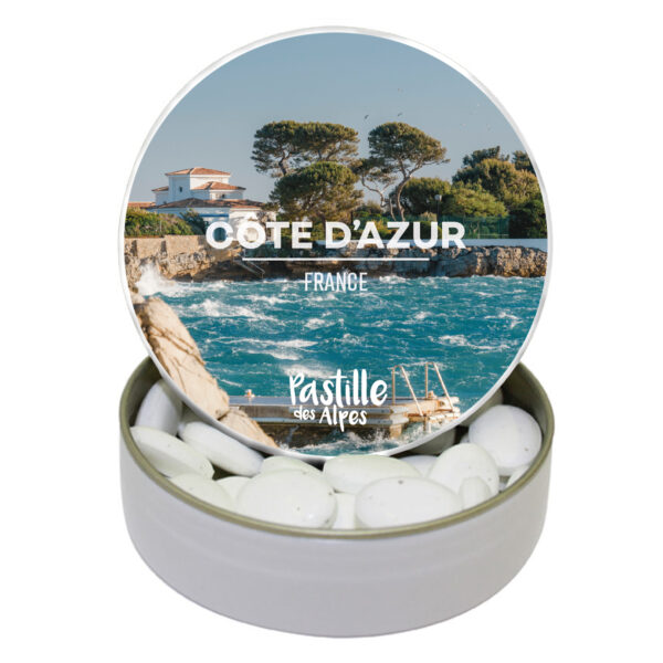 CÔTE D'AZUR - France - Boite Métal Souvenir - Parfum à choisir