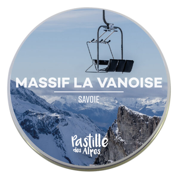 MASSIF LA VANOISE - Savoie - Boite Métal Souvenir - Parfum à choisir