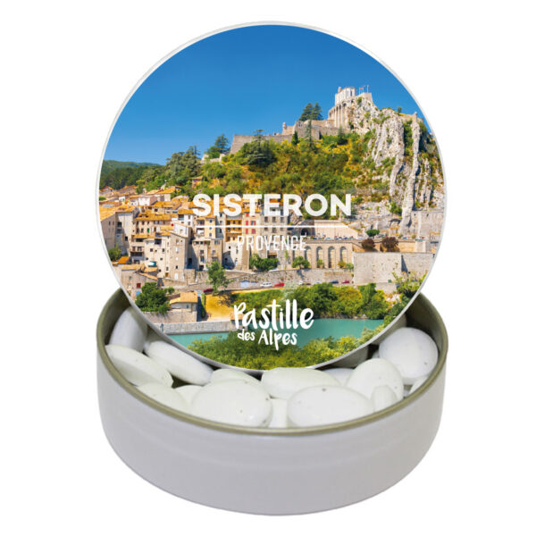 SISTERON - Provence - Boite Métal Souvenir - Parfum à choisir (Copie)