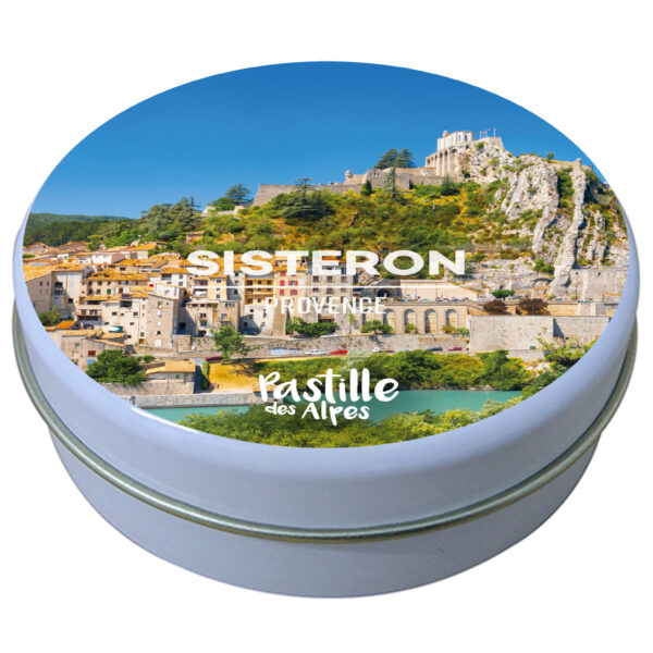SISTERON - Provence - Boite Métal Souvenir - Parfum à choisir (Copie)